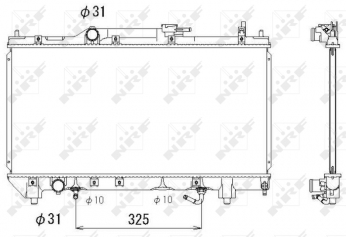 Radiator motor potrivit TOYOTA AVENSIS 1.8