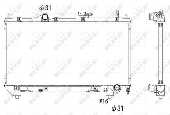 Radiator motor potrivit TOYOTA AVENSIS 2.0