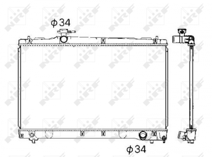 Radiator motor potrivit toyota avensis verso 2.0