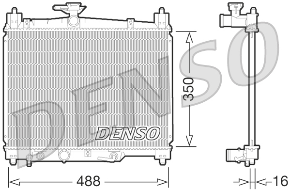 Radiator motor potrivit toyota yaris 1.0