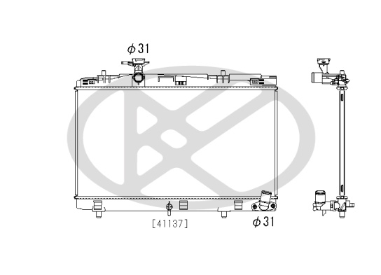 Radiator motor potrivit TOYOTA YARIS, YARIS/HATCHBACK 1.5 03.17-06.20 [2]