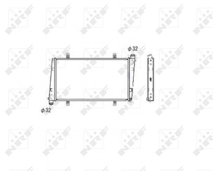 Radiator motor potrivit VOLVO S40 I, V40 1.9 2.0