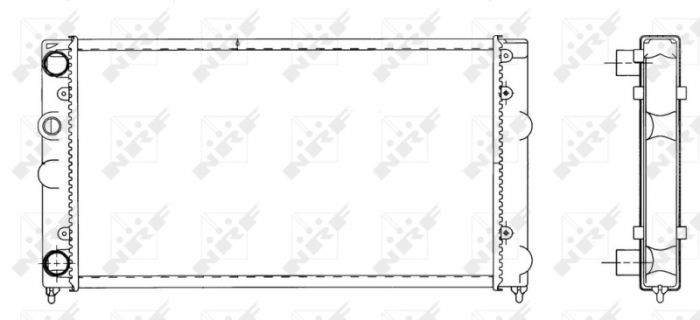 Radiator motor potrivit VW GOLF III 1.4