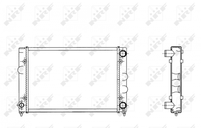 Radiator motor potrivit vw passat b3 b4 1.6