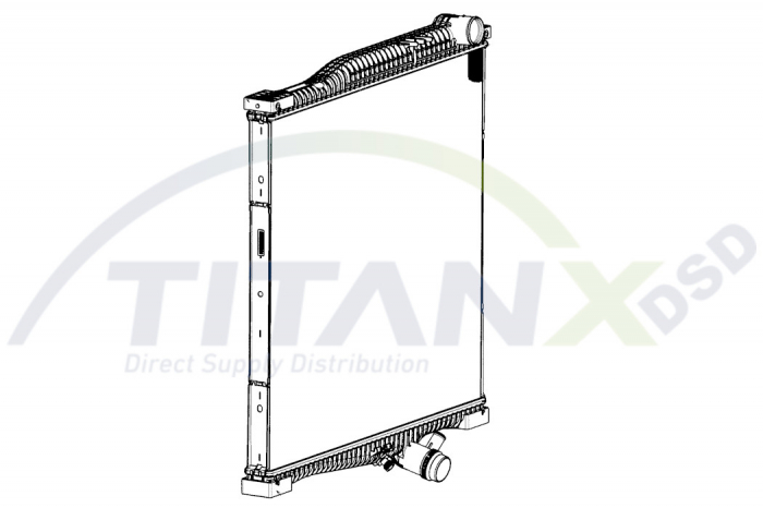 Radiator racire motor (fara rama) EURO 6 potrivit RVI C, D, K, T DTI11-DXi13520 01.13-