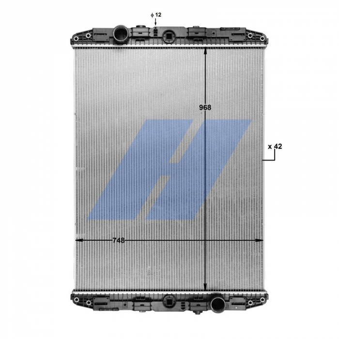 Radiator racire motor (fara rama) potrivit DAF 95, 95 XF, SB, XF 95 6BT5.9-XF315M 01.74- [3]