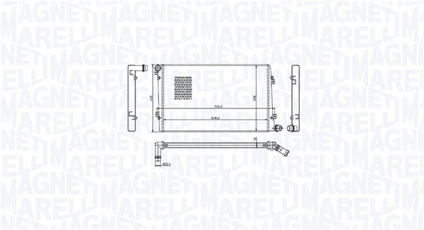 Radiator racire motor (manual) potrivit AUDI A3; SEAT ALTEA, ALTEA XL, LEON, TOLEDO III; SKODA OCTAVIA II, SUPERB II; VW CADDY III, CADDY III MINIVAN, EOS, GOLF PLUS V, GOLF V, JETTA III 1.6-2.0D 05.0