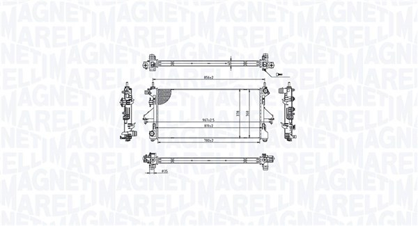 Radiator racire motor potrivit FIAT DUCATO 2.3D 08.06-