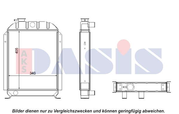 Radiator racire motor potrivit FIAT; HITACHI