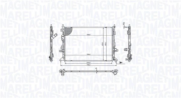 Radiator racire motor potrivit FORD FOCUS IV 1.0 1.5D 01.18-