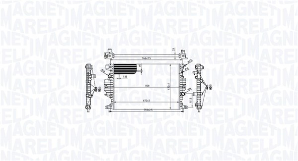 Radiator racire motor potrivit FORD GALAXY III, MONDEO V 1.5 2.0D 09.14-