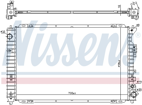 Radiator racire motor potrivit FORD USA ESCAPE -09.14