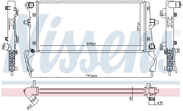 Radiator racire motor potrivit HYUNDAI I30 1.4