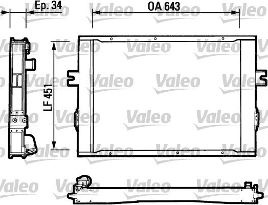 Radiator racire motor potrivit IVECO DAILY II 2.5D