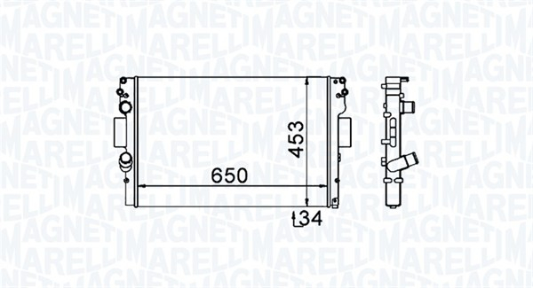 Radiator racire motor potrivit IVECO DAILY IV 2.3D 3.0CNG 3.0D