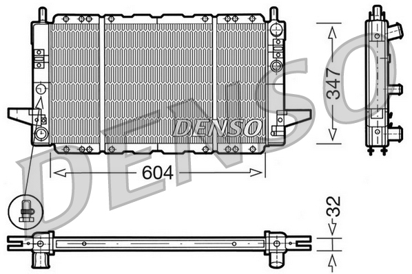 Radiator racire motor potrivit KIA RIO IV, STONIC 1.2 1.25 1.4 01.17-