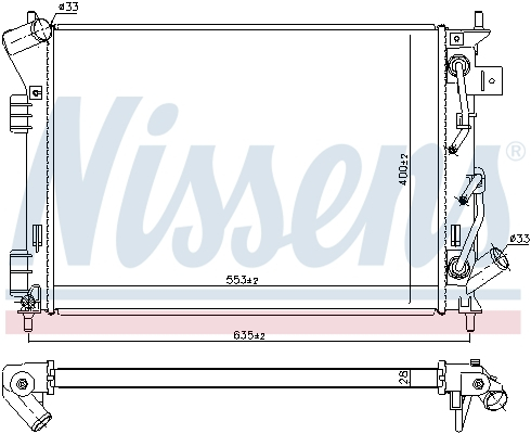 Radiator racire motor potrivit kia soul ii 1.6 2.0