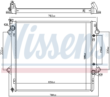 Radiator racire motor potrivit LEXUS GX 4.7