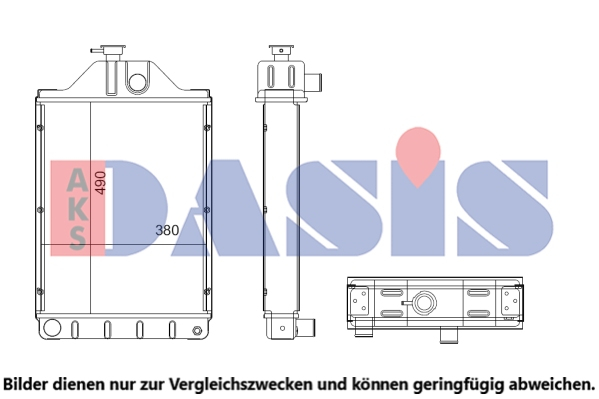 Radiator racire motor potrivit MASSEY FERGUSON 285