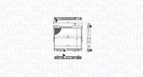 Radiator racire motor potrivit NISSAN CABSTAR, NT400 CABSTAR YD25DDTi-YD25K3LD-5MI 09.06-