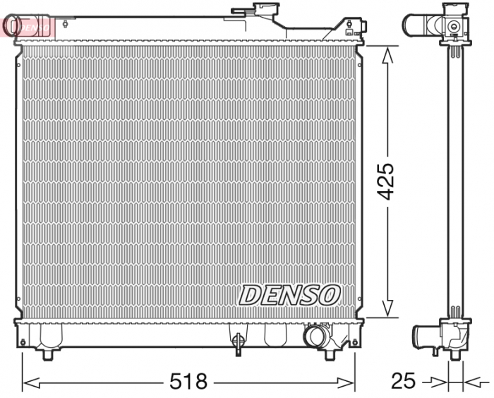 Radiator racire motor potrivit SUZUKI GRAND VITARA I, VITARA 2.0D