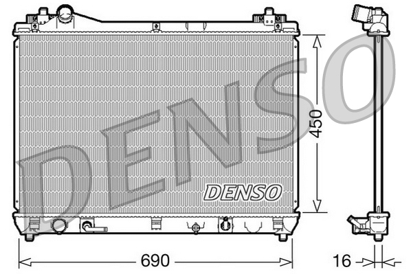 Radiator racire motor potrivit SUZUKI GRAND VITARA II 2.0 2.4