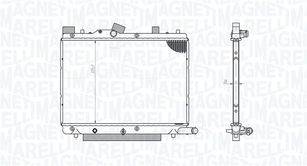 Radiator racire motor potrivit suzuki swift iii, swift iv 1.3d
