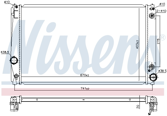 Radiator racire motor potrivit TOYOTA RAV 4 III 2.0/2.4 [3]