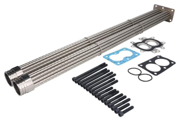 Radiator recirculare gaze esapament (93mm x 93mm x 48mm, doar cartus; tevi, dupa dimensiuni) potrivit MAN TGA, TGS I, TGX I; VAN HOOL T D2676LF01-D2876LF05 04.00-