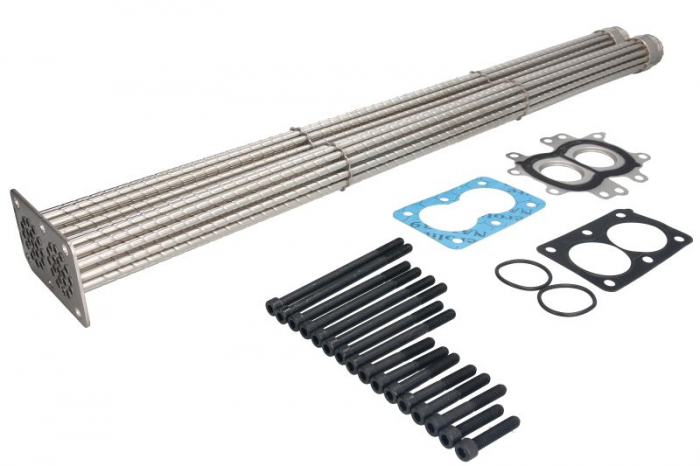 Radiator recirculare gaze esapament (93mm x 93mm x 48mm, doar cartus; tevi, dupa dimensiuni) potrivit MAN TGA, TGS I, TGX I; VAN HOOL T D2676LF01-D2876LF05 04.00- [2]