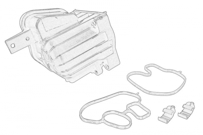 Radiator recirculare gaze esapament EGR OPEL ANTARA, ASTRA J, ASTRA J GTC, CASCADA, COMBO, COMBO / TOUR, INSIGNIA A, VIVARO A, ZAFIRA C; SAAB 9-5 2.0D dupa 2006 [3]