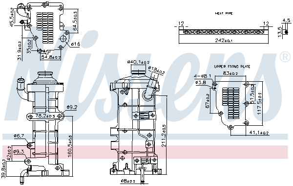 Radiator recirculare gaze esapament potrivit IVECO DAILY IV, DAILY V, DAILY VI 3.0D 09.09- [3]