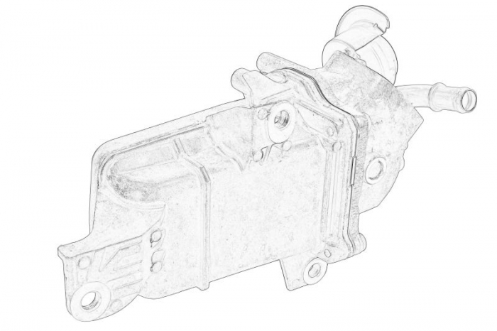 Radiator recirculare gaze esapament potrivit NISSAN NV400; OPEL MOVANO B; RENAULT MASTER III 2.3D dupa 2014 [2]