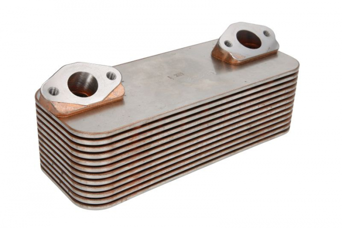 Radiator ulei (100x70x72/250mm, numar de nervuri: 12) potrivit MERCEDES ACTROS OM541.920-OM542.944 04.96- [2]