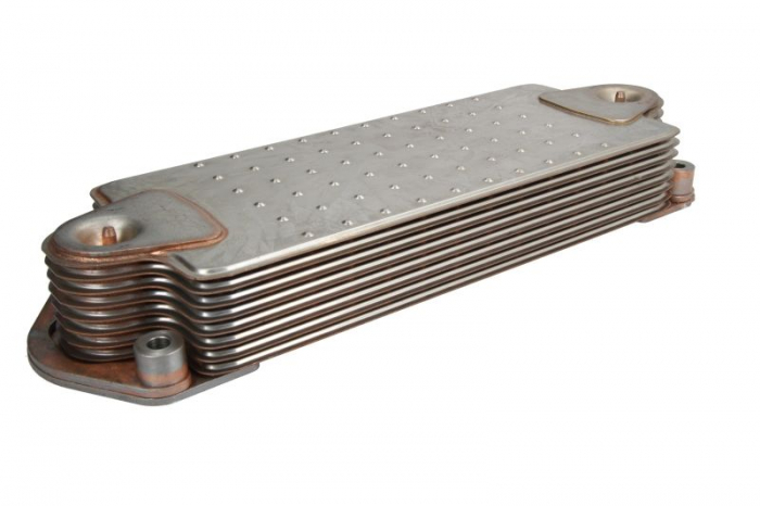 Radiator ulei (120x52x395mm, numar de nervuri: 8) potrivit SCANIA 4, G I, G II, P I, P II, R I, R II, S DC09.113-OC13.101 05.96-
