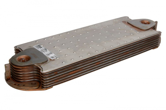 Radiator ulei (126x46x418mm, numar de nervuri: 7) potrivit VOLVO B12, FH12, FM12, NH12 D12A340-TD123ES 01.92-