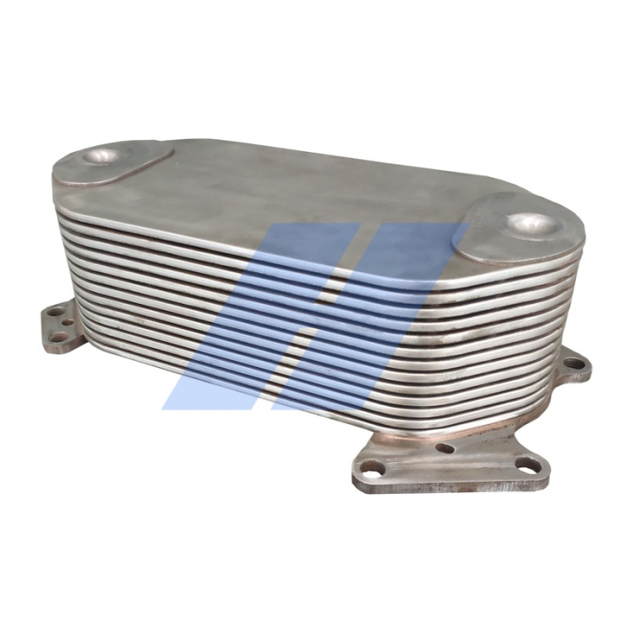 Radiator ulei (127x76x76/270mm, otel) potrivit MERCEDES ACTROS MP4 / MP5, ANTOS, AROCS; SETRA 400, 500 471.943-OM473.915 07.11- [3]