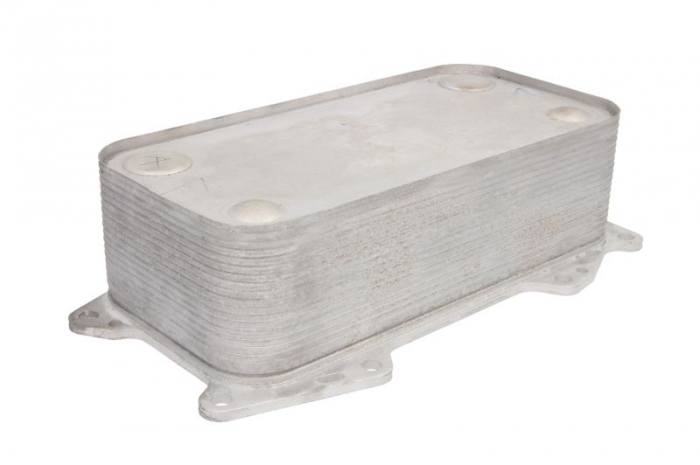 Radiator ulei (160x280x75 280mm, numar de nervuri: 17) potrivit VOLVO FE, FE II, FL II, FL III, ABG; MAZ 200; FENDT 900; DEUTZ FAHR AGROTRON X; SAME DIAMOND D0826LE522-TCD2013L64V