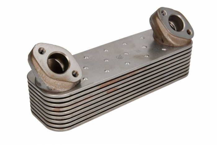 Radiator ulei (250x78x52mm, numar de nervuri: 9) potrivit MAN EL, HELICON, HOCL, LION  S CITY, LION  S COACH, LION  S COMFORT, LION  S STAR, NG, NL, NU, R, SG D0836LFL68-OM457.965 04.73-