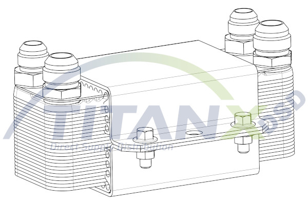 Radiator ulei (73x62/203mm) potrivit VOLVO A, T D12C380/D12C420/TD122 [2]