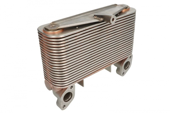 Radiator ulei (78x118x118/250mm, numar nervuri: 20) potrivit MAN E2000, F2000, F90 D2840LF/420-D2840LF460 05.87- [2]