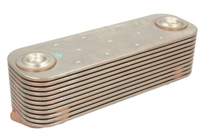Radiator ulei (78x250x81 250mm, numar de nervuri: 11) potrivit MAN FOC, HOCL, LION  S CITY, LION  S COACH, NG, NL, SL II, SU, TGA, TGM II, TGS I, TGS II, TGX I, TGX II D2066LF01-OM360.980