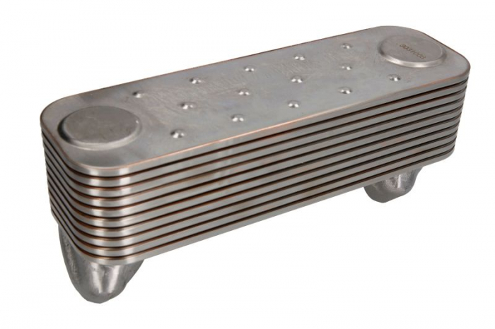 Radiator ulei (78x57x57/250mm, numar nervuri: 10) potrivit MAN F2000, TGM I, TGS I, TGX I D0836LFL68-E2866DF01 01.94- [2]