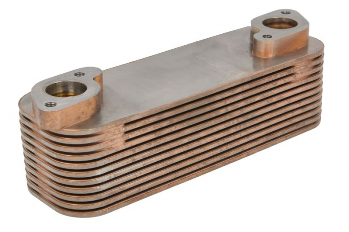 Radiator ulei (78x64x64 250mm, numar nervuri: 11) potrivit MAN LION  S COACH, TGS I, TGX I; NEOPLAN TOURLINER I; VAN HOOL T D2066LF01-D2676LOH49 08.05-
