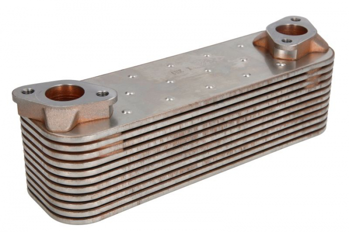 Radiator ulei (78x65x75 250mm, numar nervuri: 11) potrivit MAN HOCL, LION  S COACH, TGA, TGS I, TGX I D2066LF01-D2676LOH31 12.00-