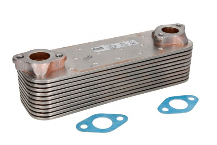 Radiator ulei (78x78x250mm, numar nervuri: 10) potrivit MAN TGA, TGX I D2840LF25-D2868LF07 09.02-