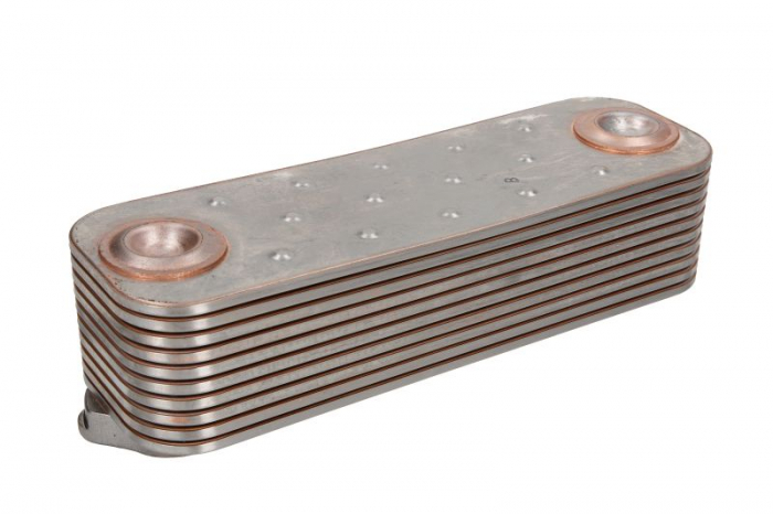 Radiator ulei (78x78x250mm, numar nervuri: 10) potrivit MAN TGA, TGX I D2840LF25-D2868LF07 09.02- [2]