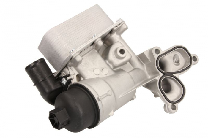Radiator ulei (cu carcasa filtru) potrivit NISSAN PRIMASTAR, QASHQAI I, X-TRAIL, X-TRAIL II; OPEL VIVARO A; RENAULT ESPACE IV, GRAND SCENIC II, GRAND SCENIC III, KOLEOS I, LAGUNA 2.0D 08.05- [2]