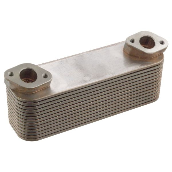 Radiator ulei (numar de nervuri: 13) potrivit MERCEDES AXOR, AXOR 2, CITARO 2, CITARO (O 530), MK, O 340, SK, TOURISMO (O 350), TOURO (O 500) OM401.972-OM457.981 01.79-