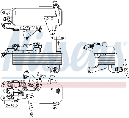 Radiator ulei potrivit BMW 1 (F20), 1 (F21), 2 (F22, F87), 2 (F23), 2 (G42, G87), 3 (F30, F80), 3 (F31), 3 (G20, G80, G28), 3 (G21), 3 (G21, G81), 3 GRAN TURISMO (F34), 4 (F32, F82) 1.5-3.0 06.10- [4]